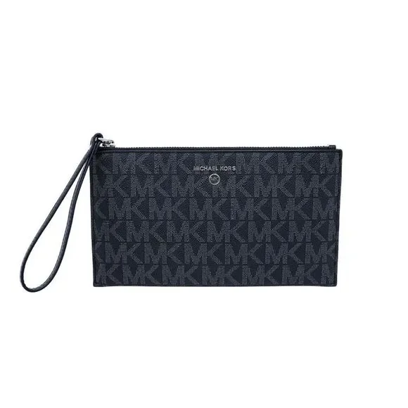 Michael Kors JetSet charm Large Zip Clutch black - Picture 1 of 4